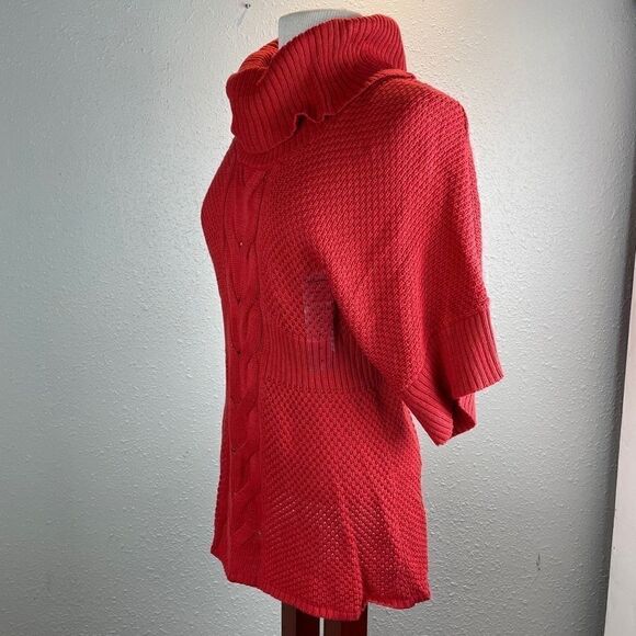 NWT Calvin Klein Jeans Persimmon Cowl Neck Sweater - Picture 3 of 9